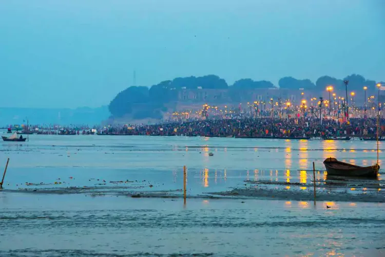 The Triveni Sangam at Prayagraj