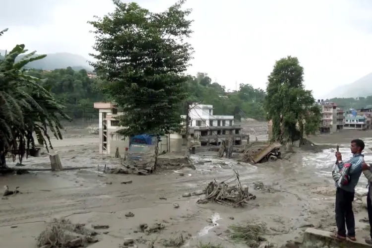 Flash flood ravages Nepal’s Rasuwa