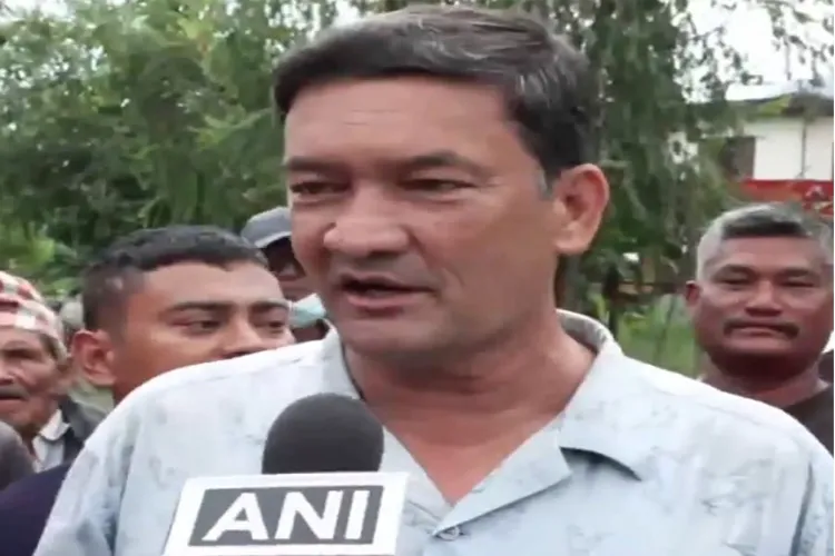 Mayor of Likhu Rural Municipality, Dhruba Shrestha