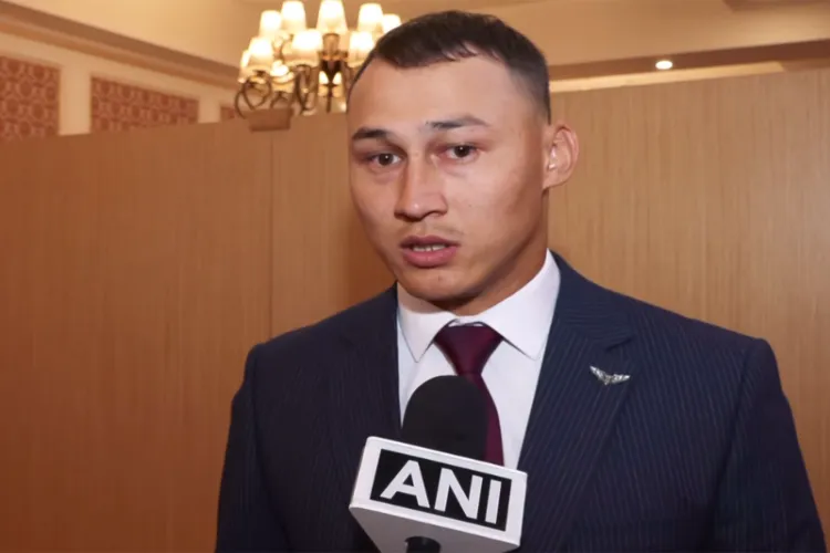 Captain Taalaibek of the Ministry of Defence of Kyrgyzstan