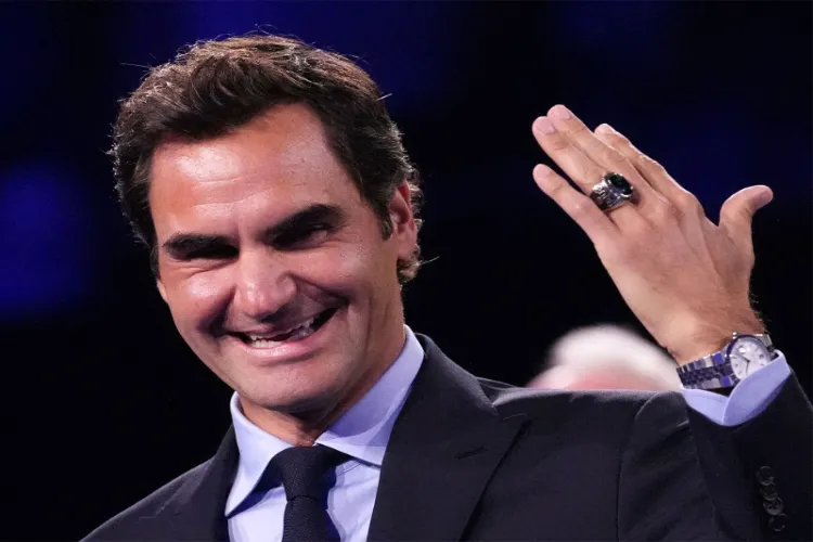 Tennis legend Roger Federer 