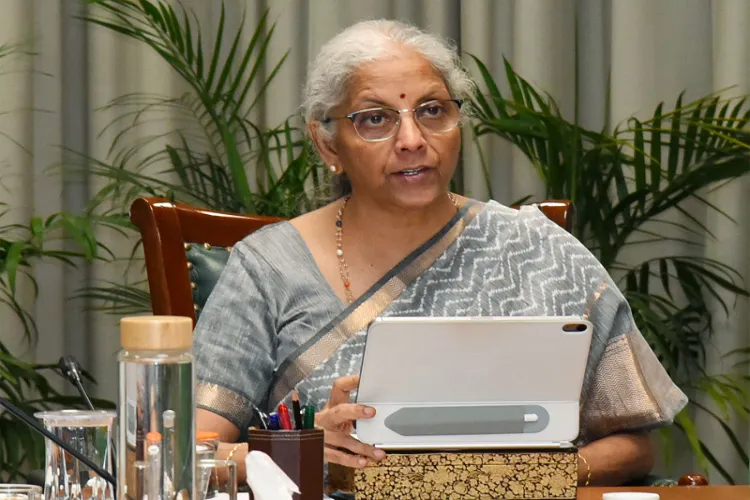Union Finance Minister Nirmala Sitharaman 