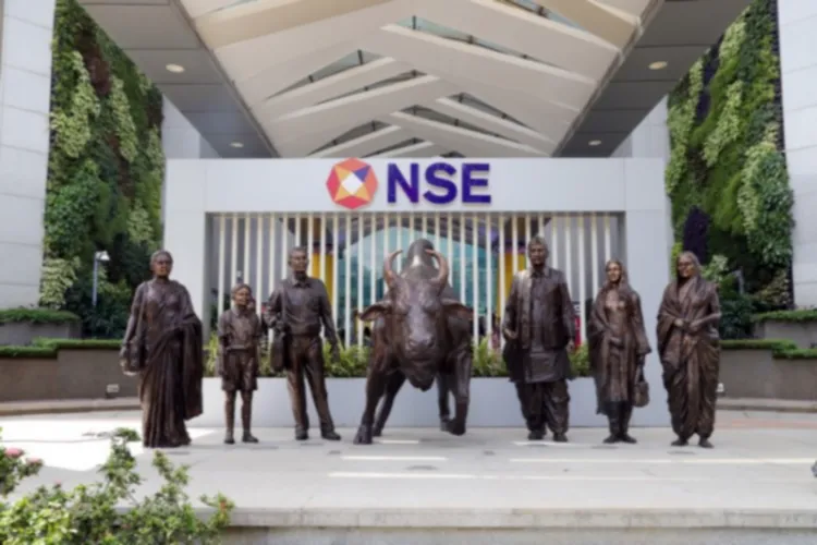 A view of the newly renovated NSE atrium bull 