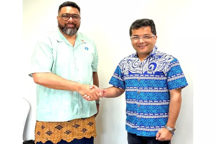 MoS Margherita meets Tonga PM at Pacific Islands Forum