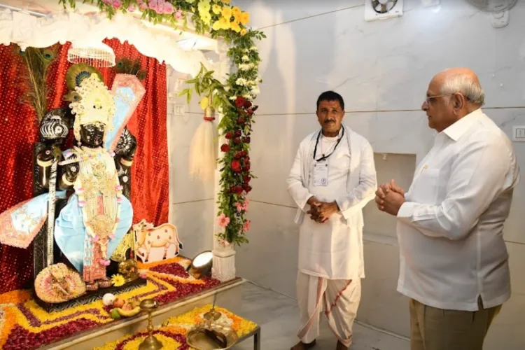 Gujarat CM Bhupendra Patel participates in Krishna Janmotsav celebrations at 250-year-old Ranchhodraiji Temple