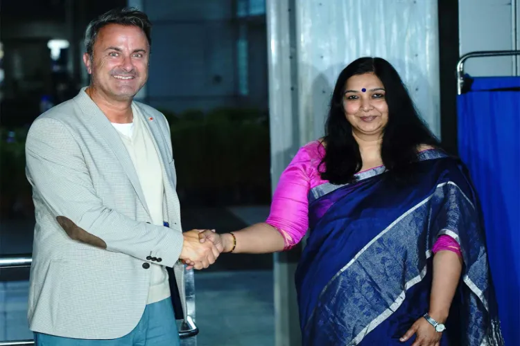 Xavier Bettel, the Deputy Prime Mnister and Foreign Minister of Luxembourg arrives in India for official visit 