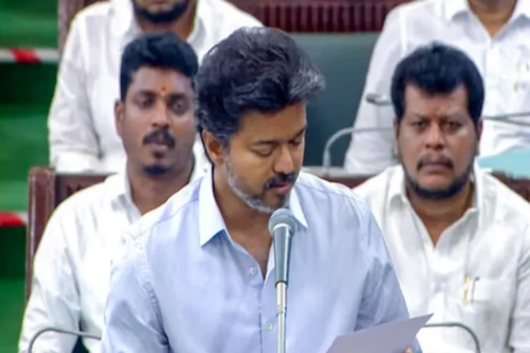 Tamil Nadu Chief Minister C Joseph Vijay