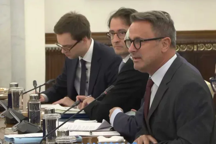 Luxembourg's Deputy Prime Minister and Foreign Minister Xavier Bettel