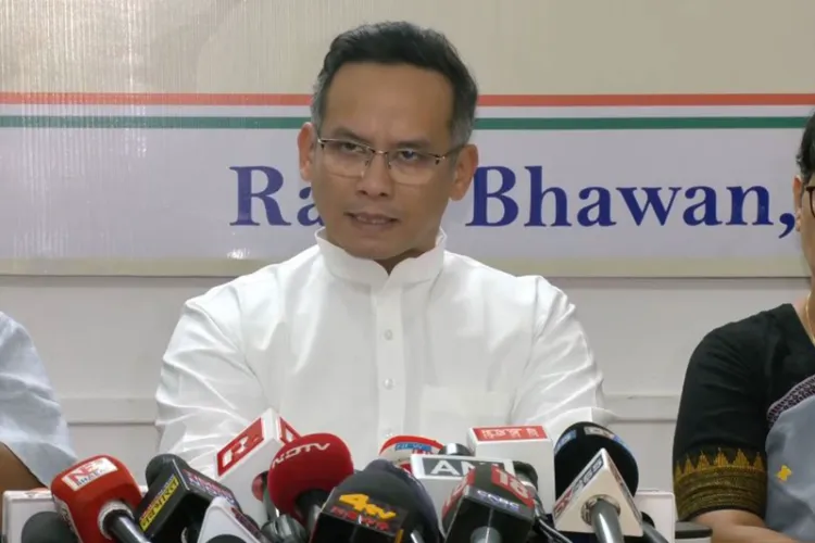 Assam Congress president Gaurav Gogoi