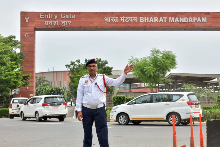 Delhi Traffic Police conducts carcade rehearsal ahead of BRICS Summit