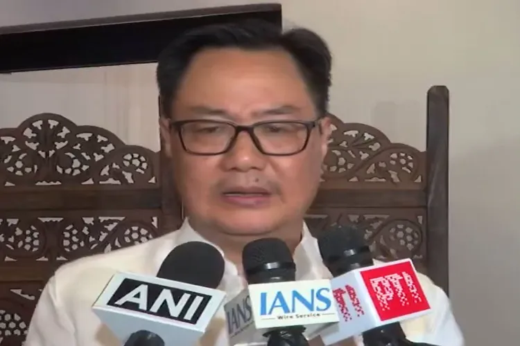 Union Minister Kiren Rijiju 