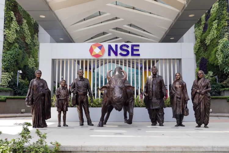 A view of the newly renovated NSE atrium bull 