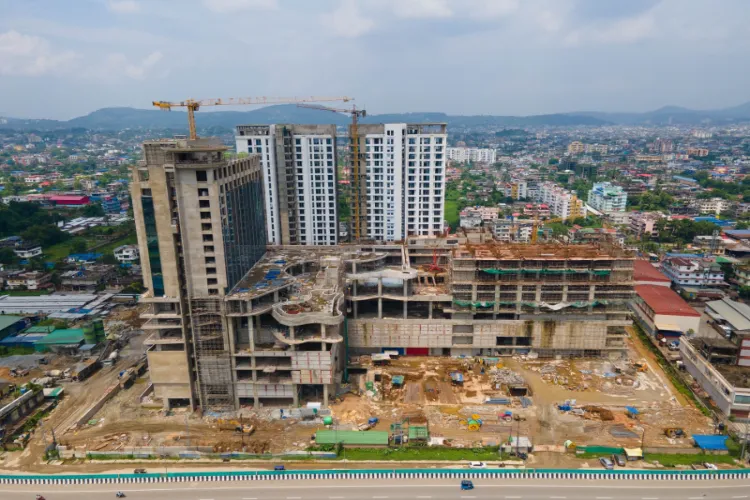 Hotel construction in Beharbari, Guwahati 