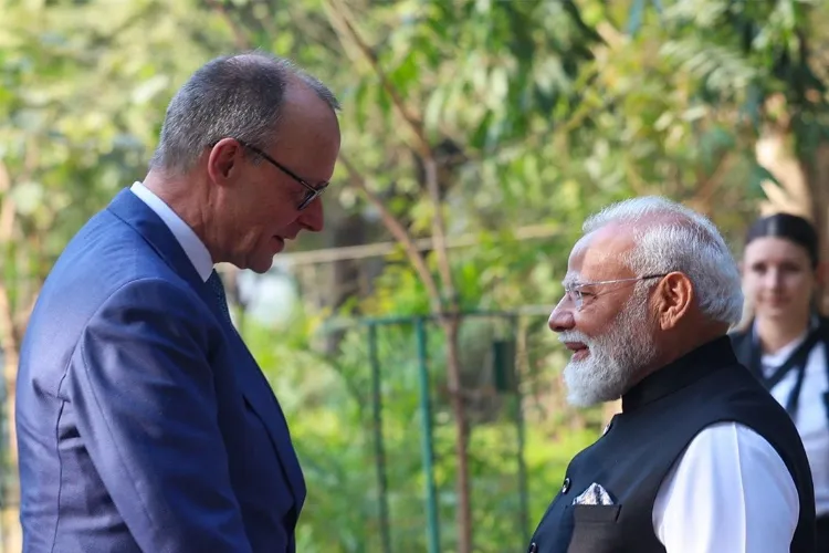 Prime Minister Narendra Modi with German Chancellor Friedrich Merz