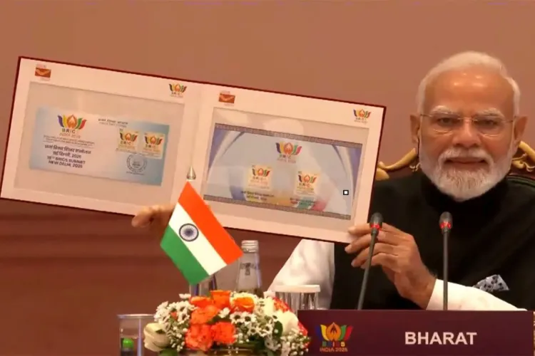 PM Modi launches two stamps marking 20 years of BRICS 