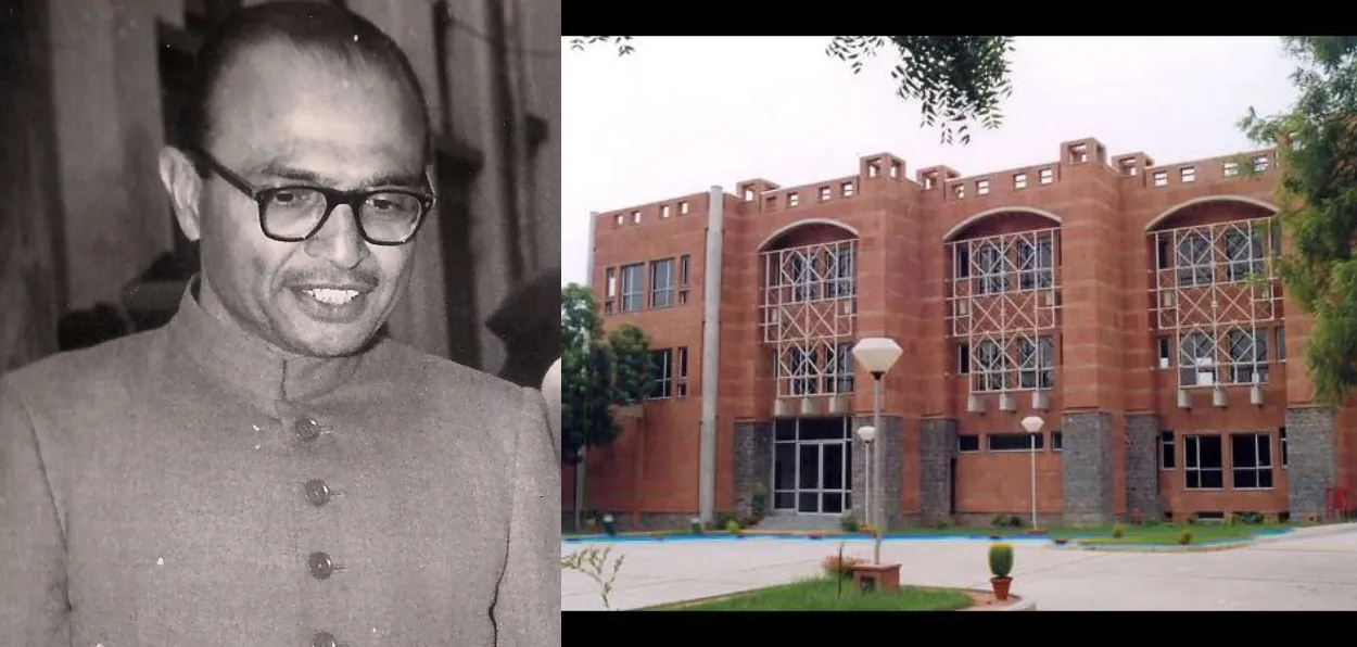 Hakim Abdul Hameed and campus of Jamia Hamdard
