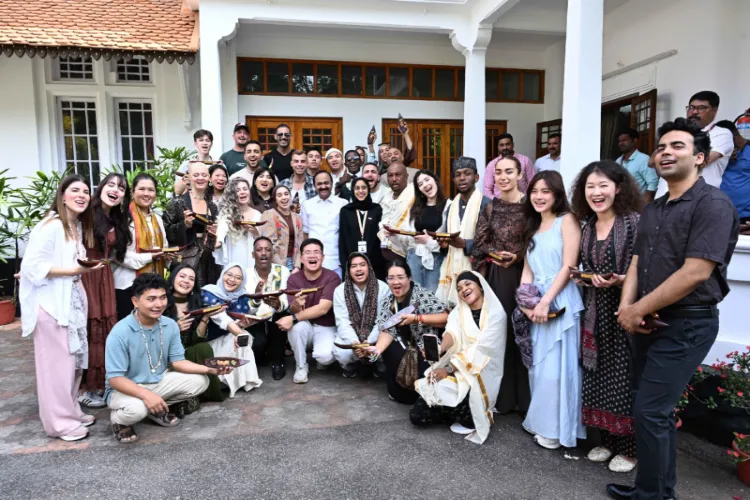 Keralam CM VD Satheesan with 35 BRICS content creators