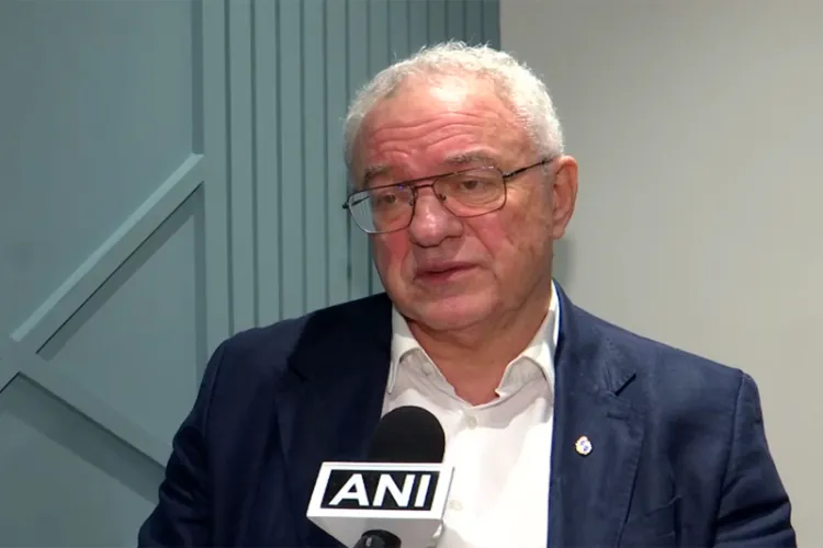 Uruguay's Foreign Minister Mario Lubetkin