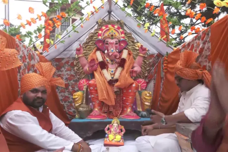 Ganesh Chaturthi procession in Shimla 
