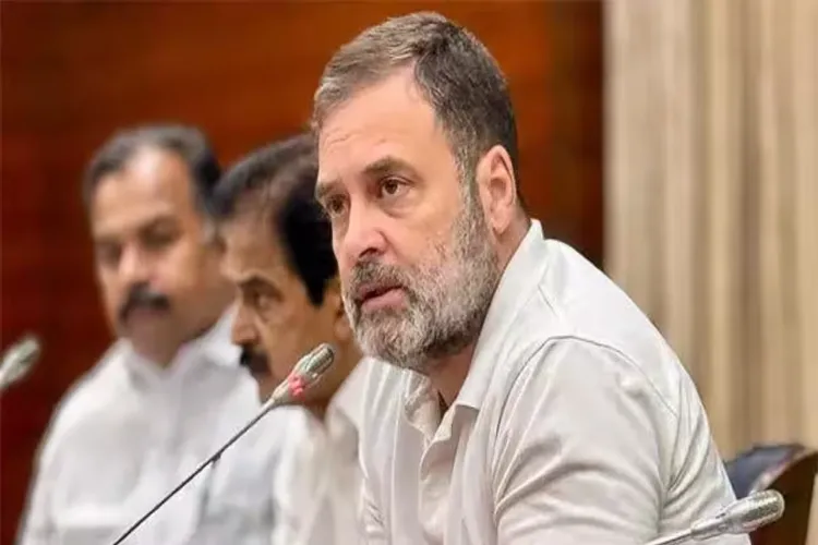 Leader of the Opposition in the Lok Sabha Rahul Gandhi 