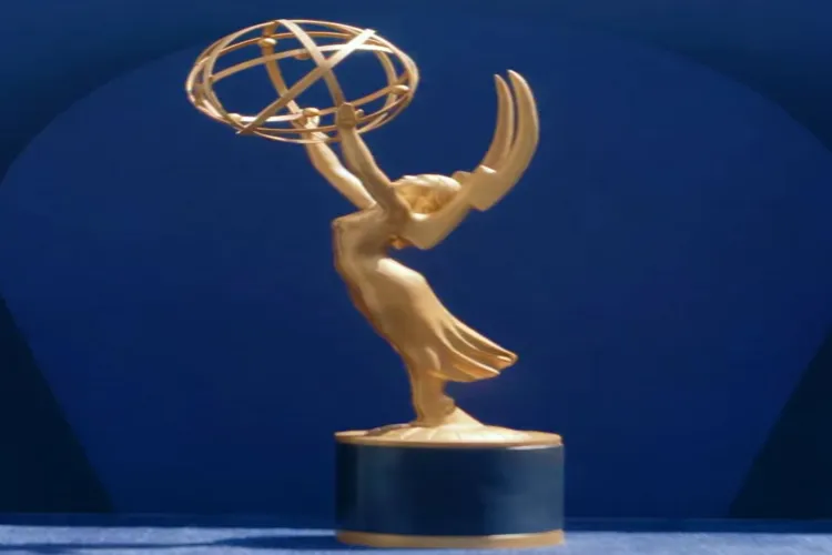 The 78th Primetime Emmy Awards trophy 