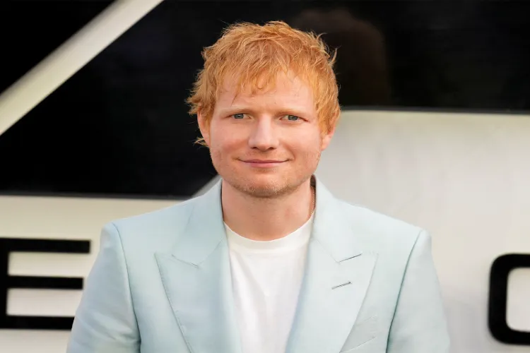 Singer Ed Sheeran 