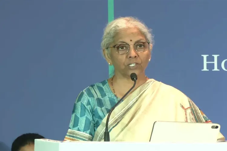 Union Finance Minister Nirmala Sitharaman 