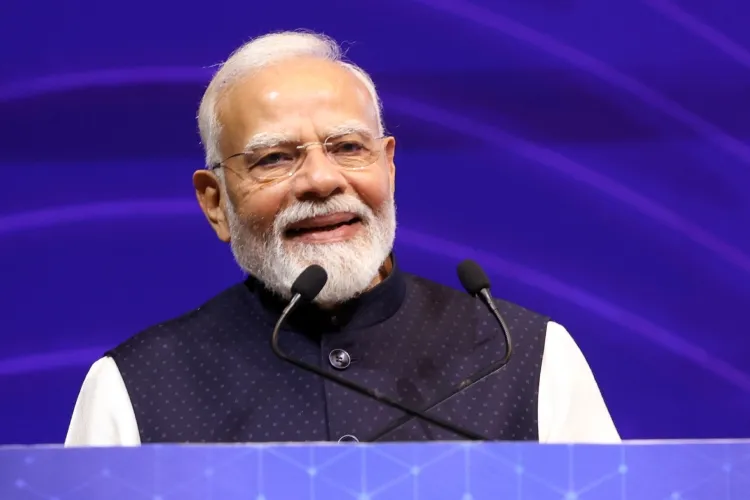 Prime Minister Narendra Modi speaking at the inauguration of SEMICON India 2026, in New Delhi 