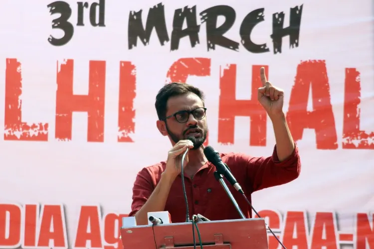 Jailed scholar and activist Umar Khalid