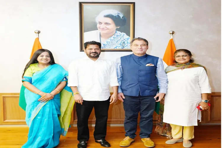 Telangana CM Revanth Reddy meets delegation of leading UK business schools and universities 