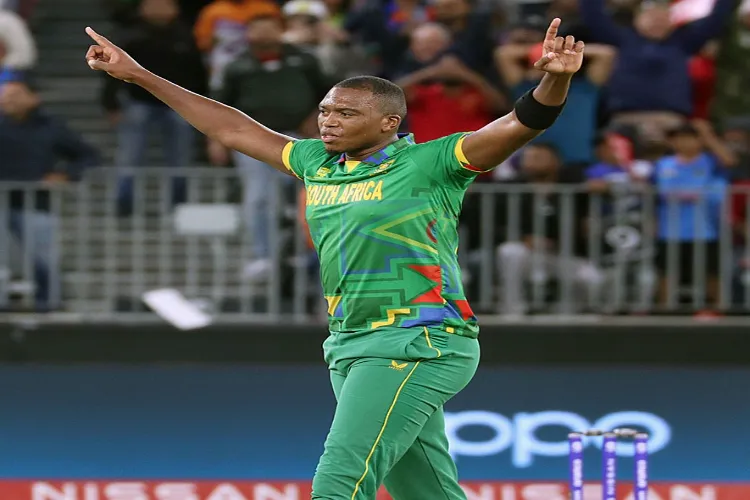 South Africa's Lungi Ngidi. 