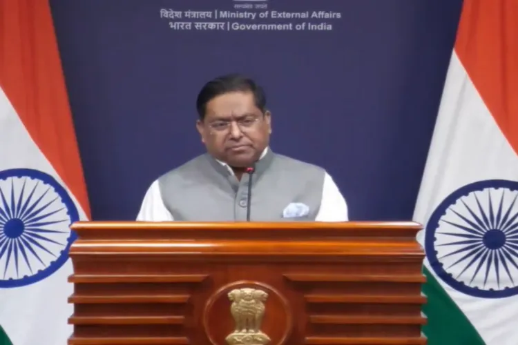 MEA spokesperson Randhir Jaiswal