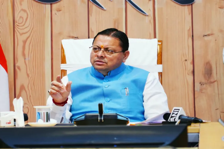 Uttarakhand CM Dhami in Mukhya Sevak Sadan