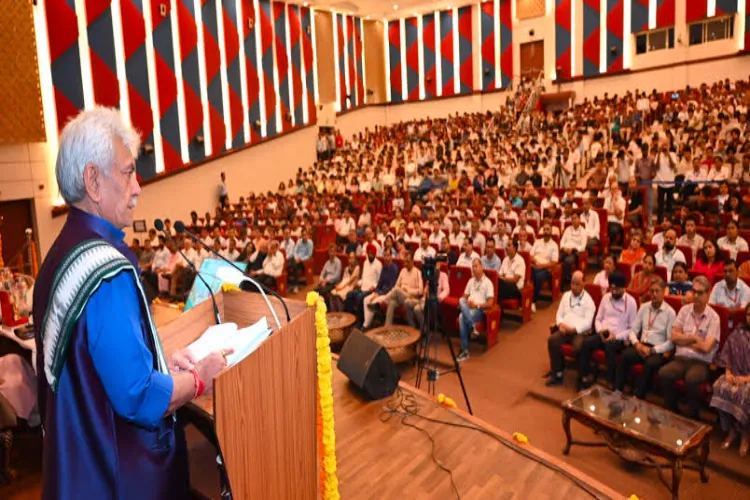 Jammu and Kashmir Lieutenant Governor Manoj Sinha