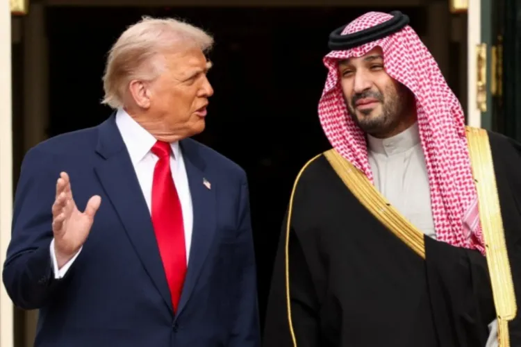 US President Donald Trump with Saudi Crown Prince Mohammed bin Salman (MBS) 