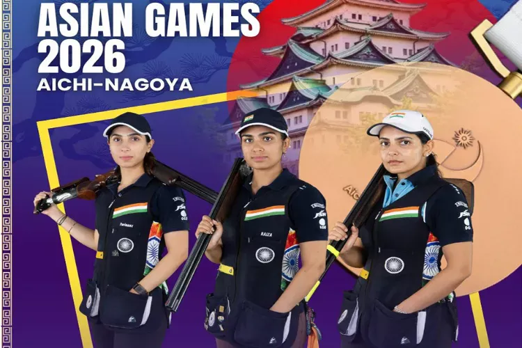 Mandaviya hails women’s skeet team after maiden Asian Games bronze