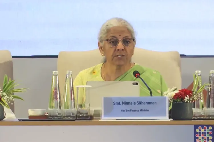 Union Finance Minister Nirmala Sitharaman 