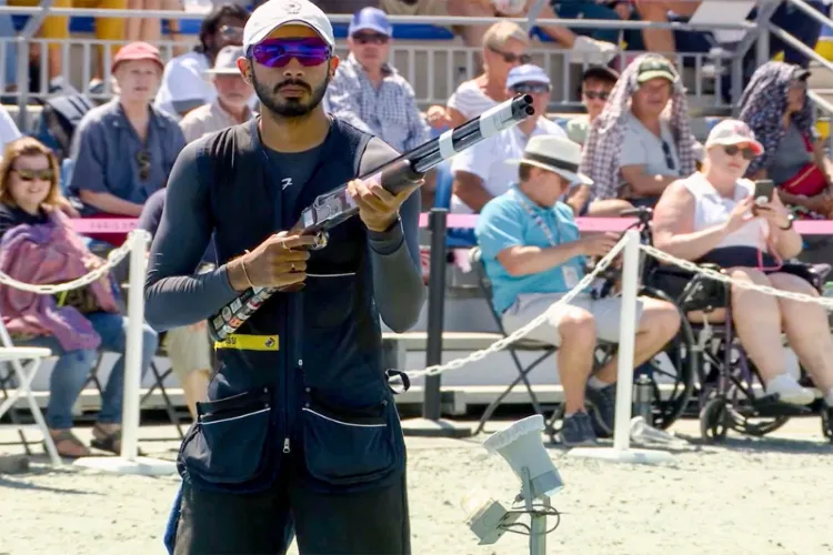 Indian Skeet shooter Anantjeet Singh Naruka