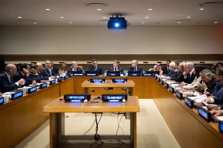 “The Road Ahead” meeting hosted by Canada, France, Saudi Arabia and the United Kingdom focusing on two-state solution 