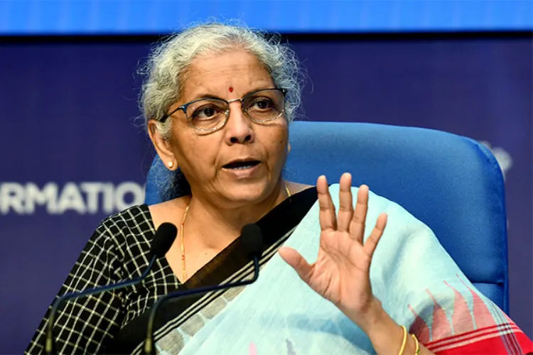 Finance Minister Nirmala Sitharaman