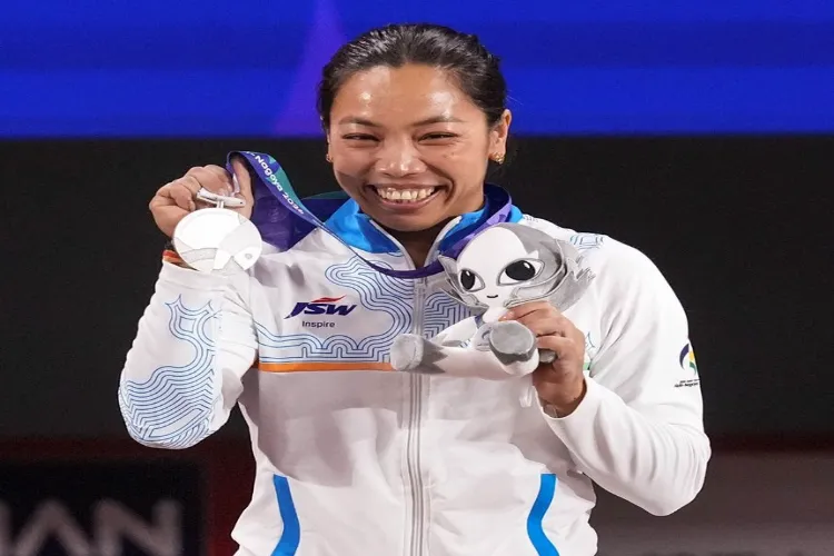 Indian weightlifter Mirabai Chanu