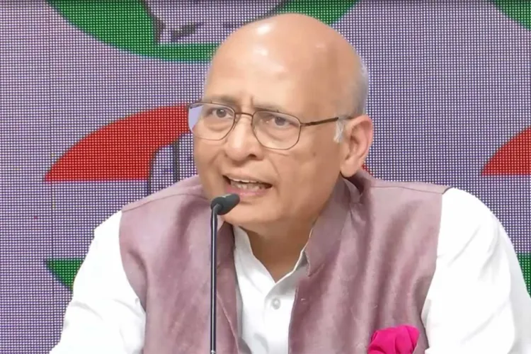 Congress MP Abhishek Manu Singhvi