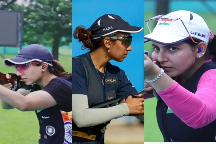 Parinaaz Dhaliwal (Left), Raiza Dhillon (Center) and Maheshwari Chauhan (Right).