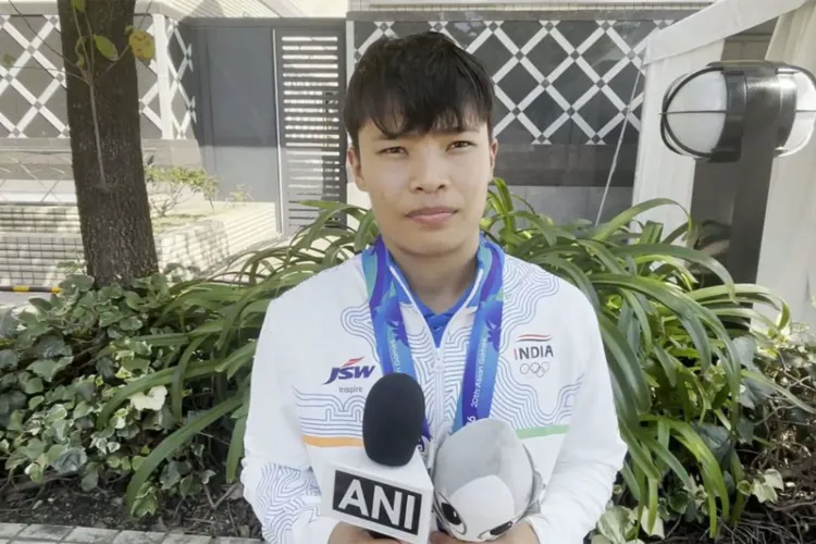  Indian wushu athlete Roshibina Devi 