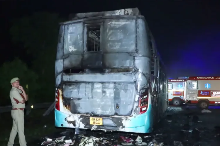 Visuals from the accident site 