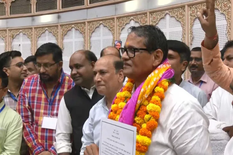 Newly elected Jaipur Municipal Corporation Mayor Sunil Kothari