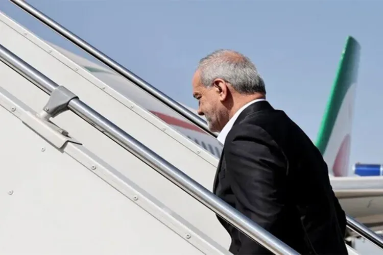 Iranian President Masoud Pezeshkian leaves New York for Tehran
