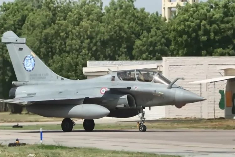 French aircraft Rafale jet arrives for Tarang Shakti Exercise
