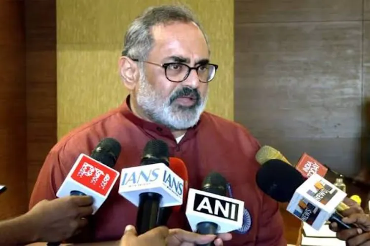 Keralam BJP president Rajeev Chandrasekhar