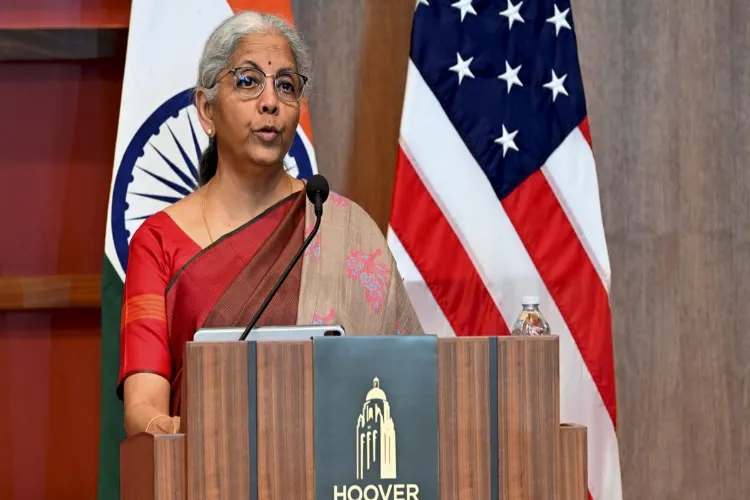 Union Finance Minister Nirmala Sitharaman